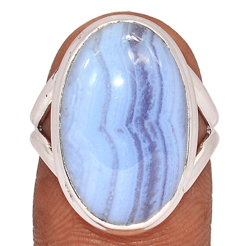 Blue Lace Agate Ring - BLAR1797