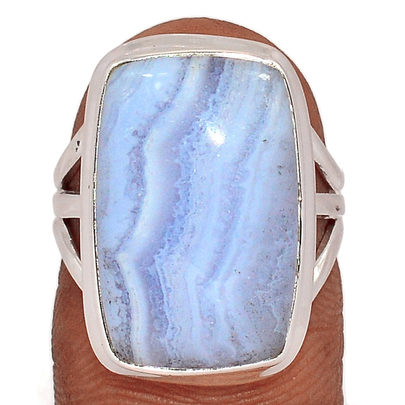 Blue Lace Agate Ring - BLAR1806