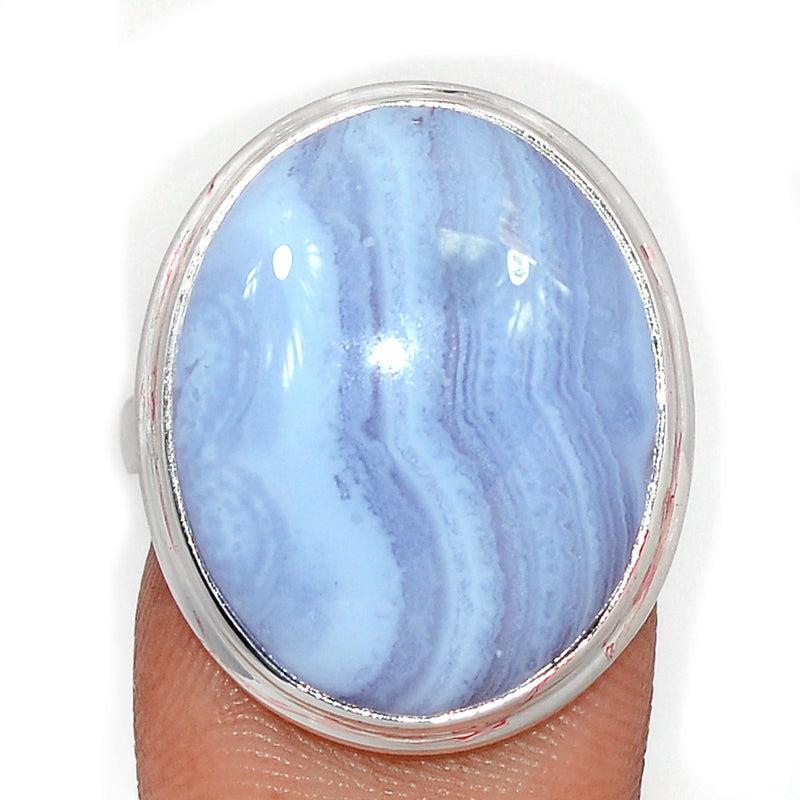 Blue Lace Agate Ring - BLAR1826