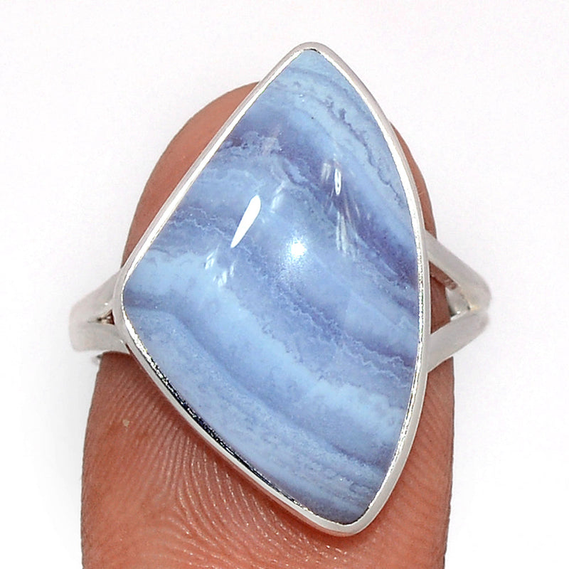 Blue Lace Agate Ring - BLAR1832