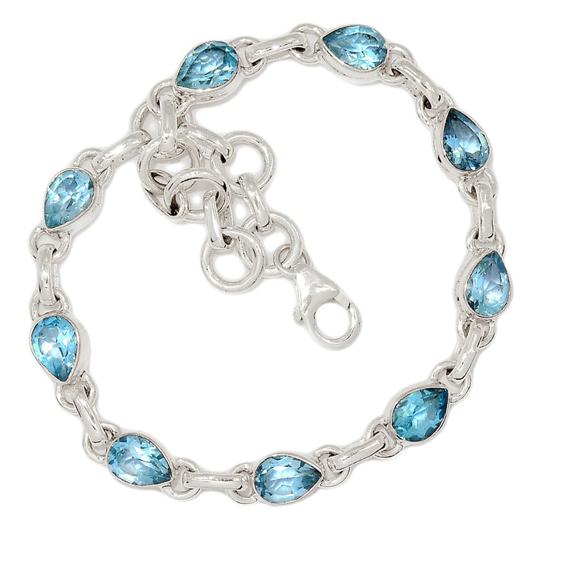 8.6" Blue Topaz Bracelets - BLTB255