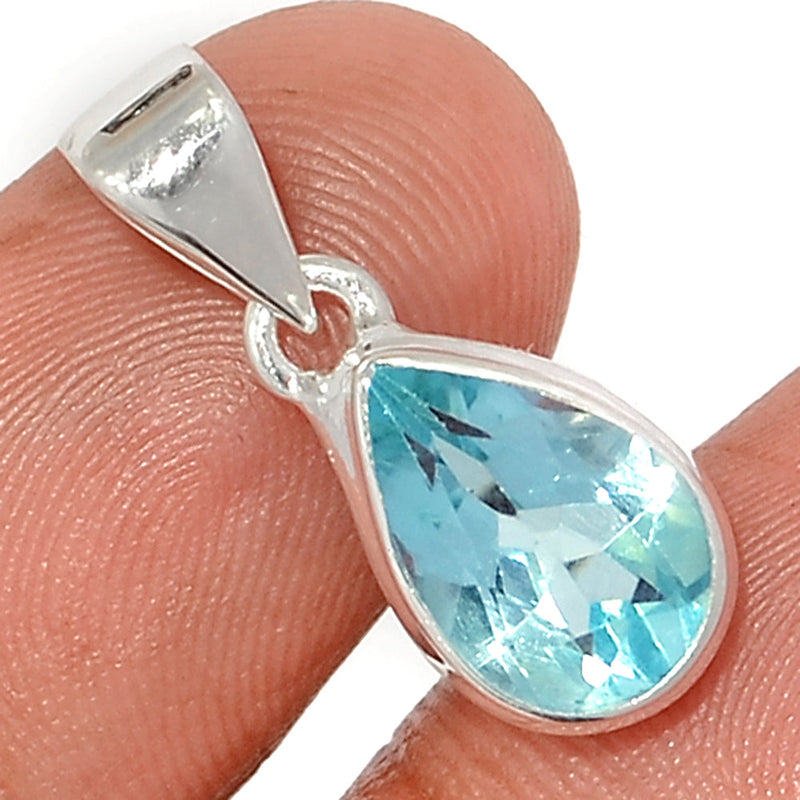 1" Blue Topaz Pendants - BLTP1580