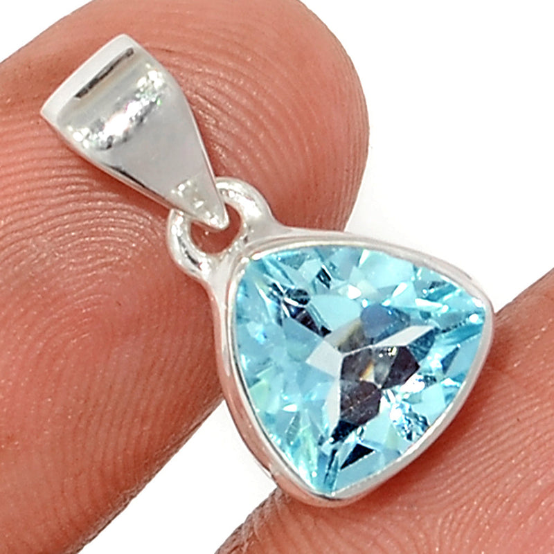 0.8" Blue Topaz Pendants - BLTP1582