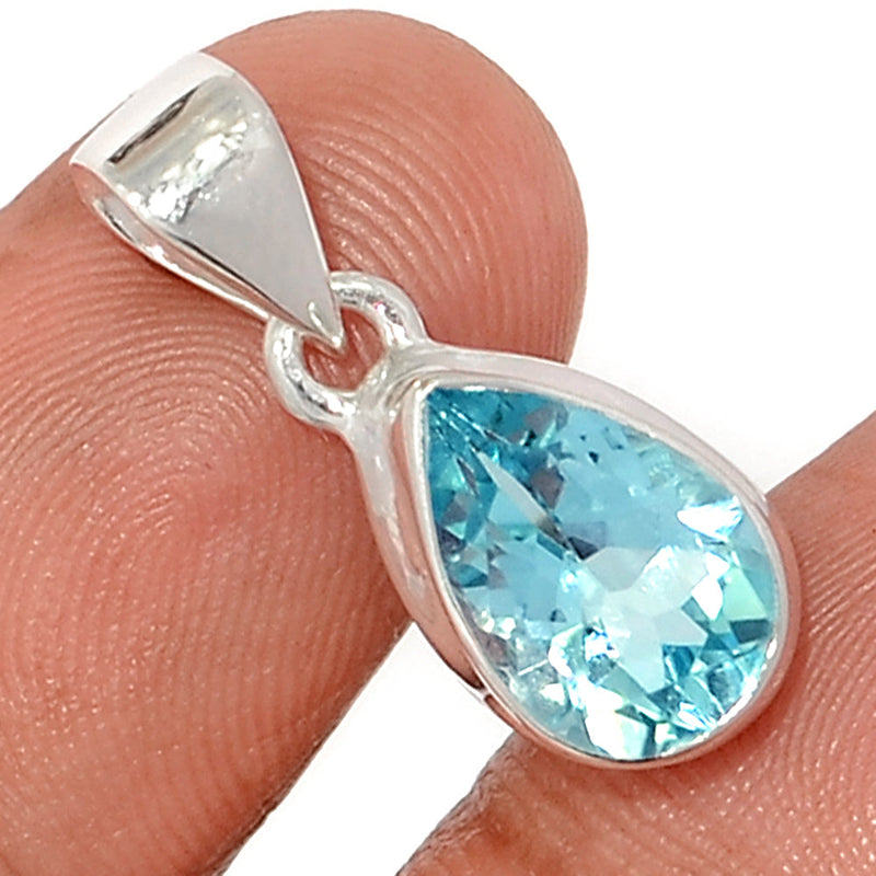 1" Blue Topaz Pendants - BLTP1584