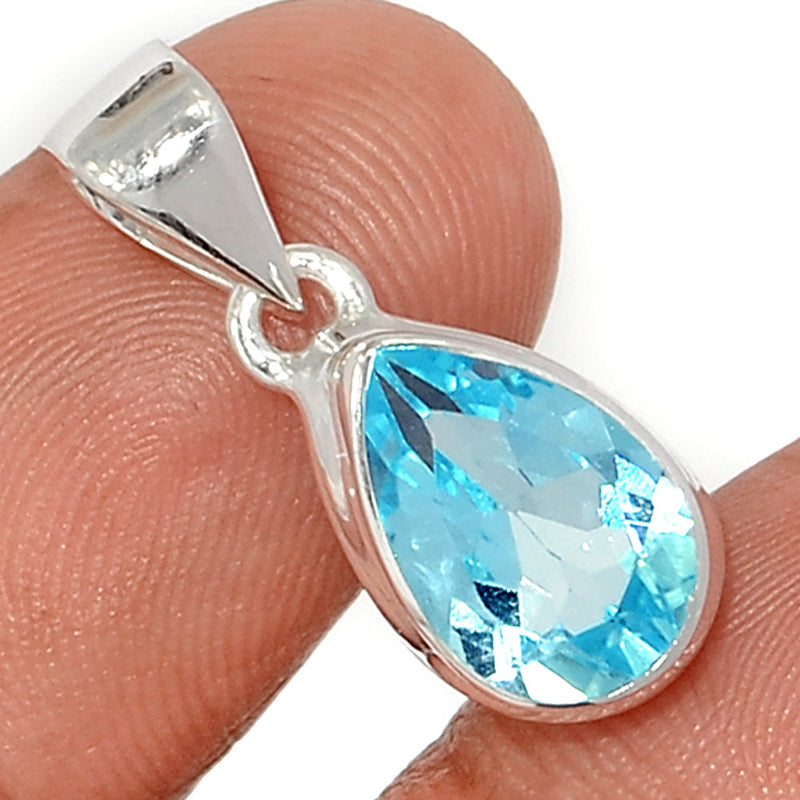 1" Blue Topaz Pendants - BLTP1587