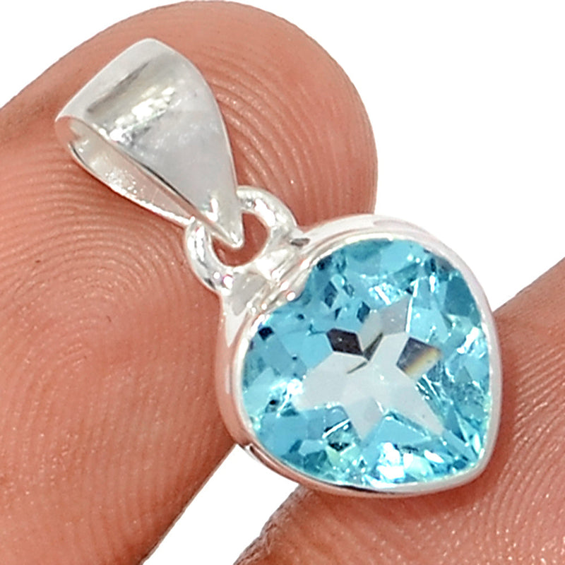 0.8" Blue Topaz Pendants - BLTP1593