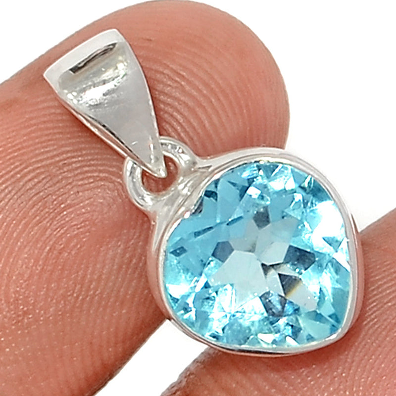 0.8" Blue Topaz Pendants - BLTP1594