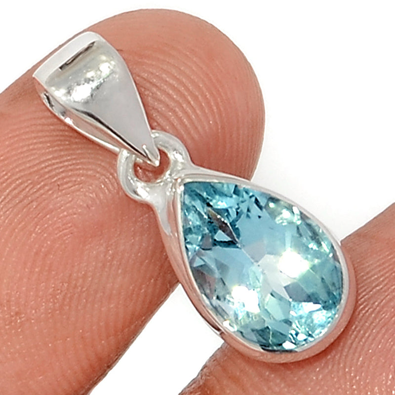 1" Blue Topaz Pendants - BLTP1595