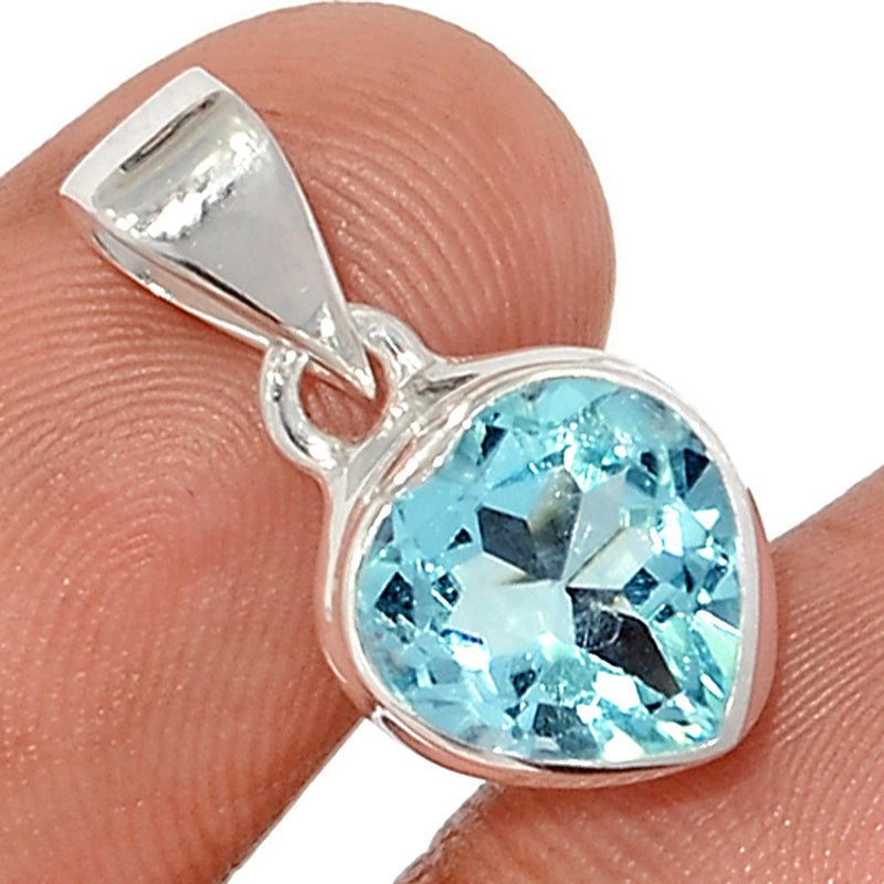 0.8" Blue Topaz Pendants - BLTP1596