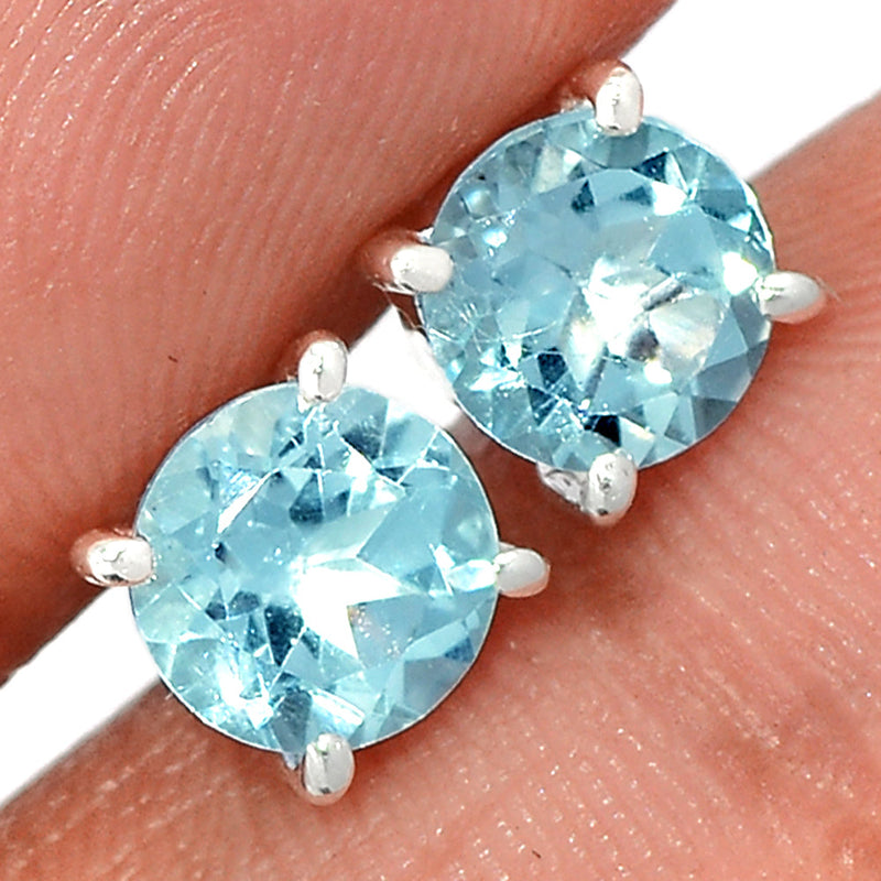 Claw - Blue Topaz Studs - BLTS580