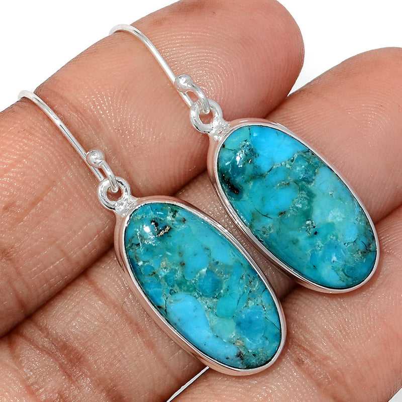 1.6" Blue Mohave Turquoise Earrings - BMTE1797