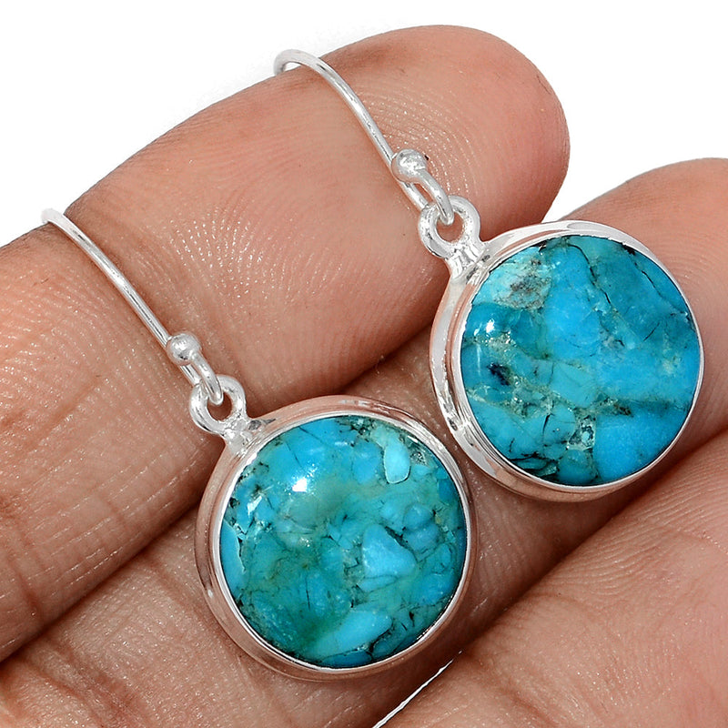 1.3" Blue Mohave Turquoise Earrings - BMTE1799