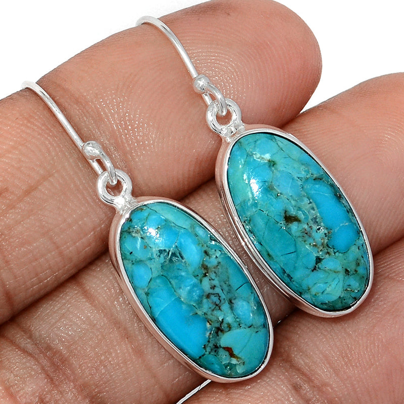 1.5" Blue Mohave Turquoise Earrings - BMTE1808