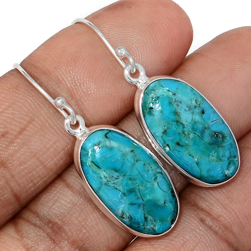 1.6" Blue Mohave Turquoise Earrings - BMTE1810