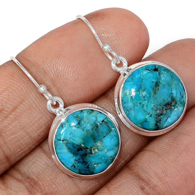 1.3" Blue Mohave Turquoise Earrings - BMTE1811