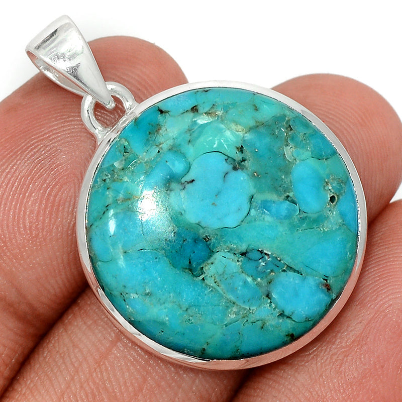 1.5" Blue Mohave Turquoise Pendants - BMTP2086