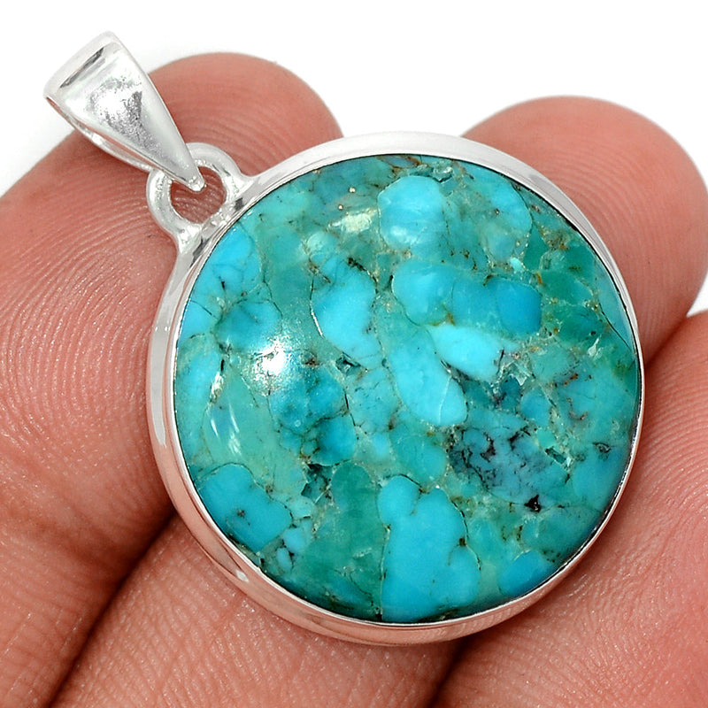 1.5" Blue Mohave Turquoise Pendants - BMTP2089