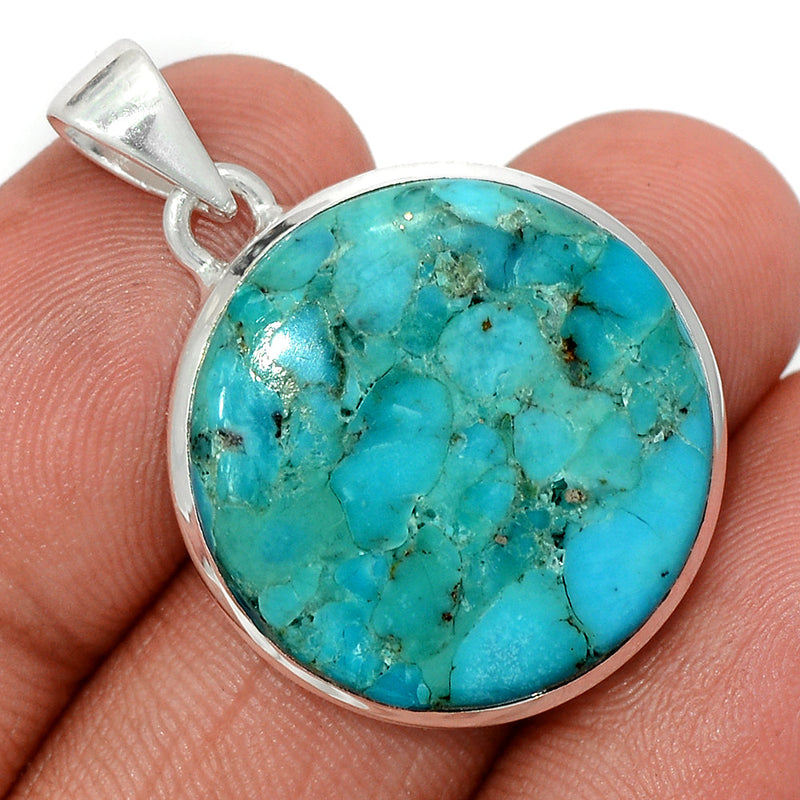 1.3" Blue Mohave Turquoise Pendants - BMTP2092