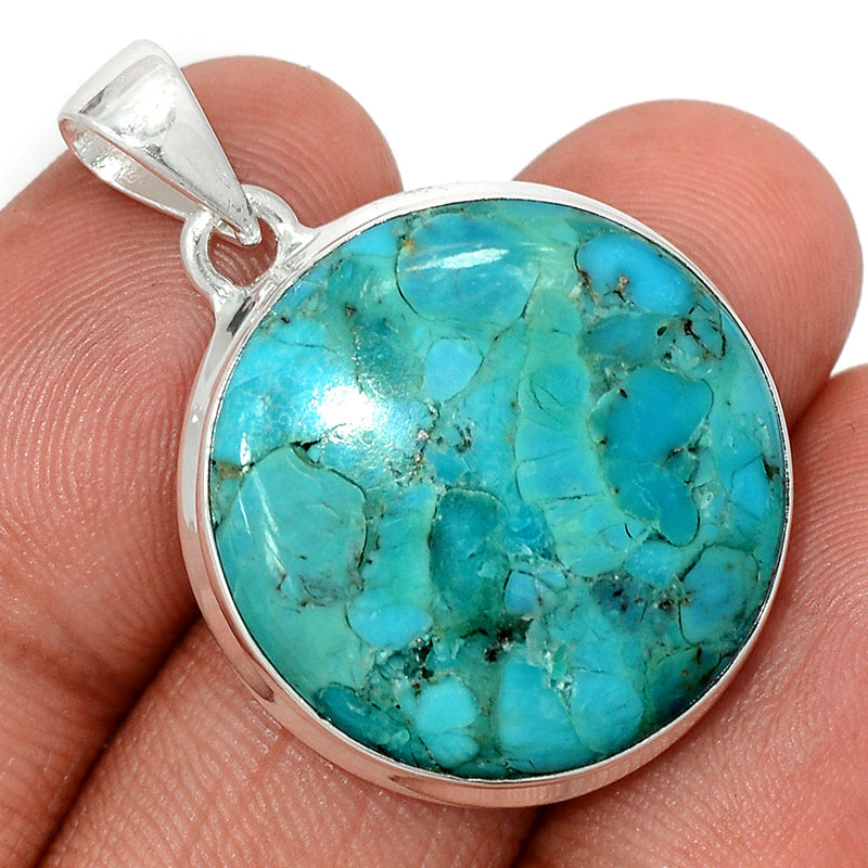 1.5" Blue Mohave Turquoise Pendants - BMTP2102