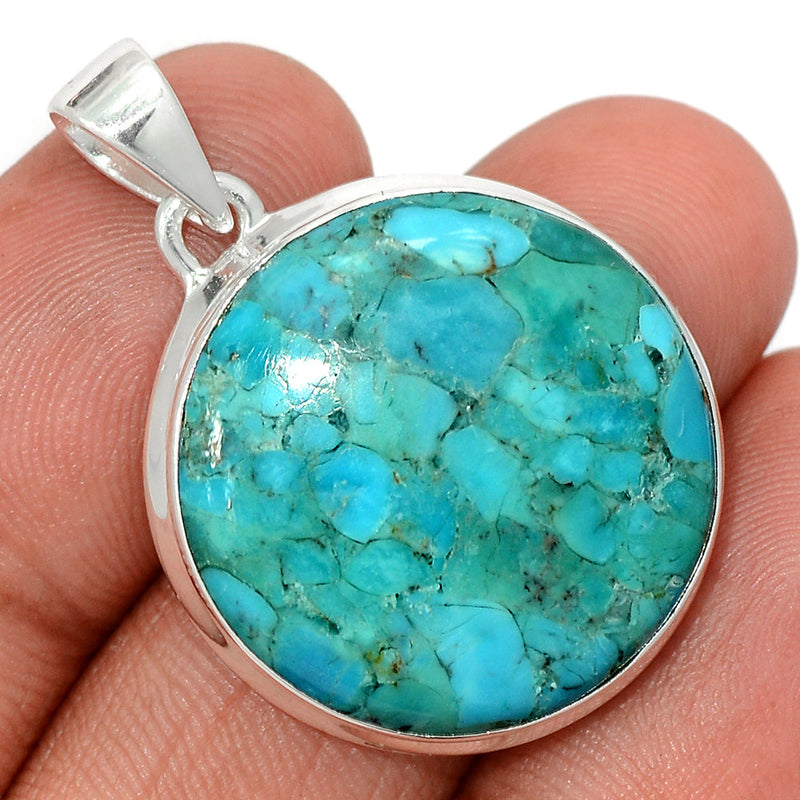 1.5" Blue Mohave Turquoise Pendants - BMTP2103