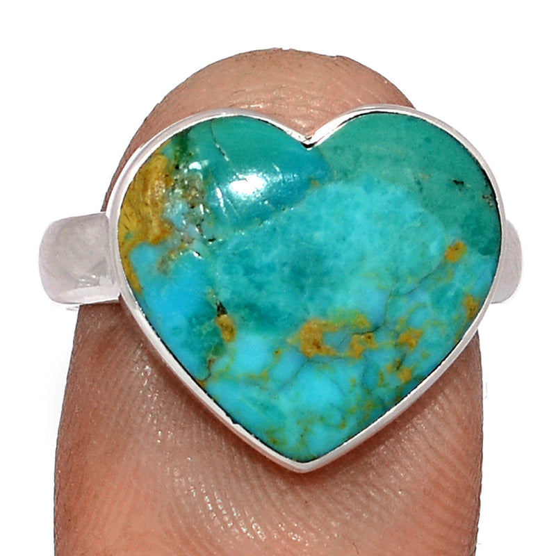 Heart - Blue Mohave Turquoise Ring - BMTR1702