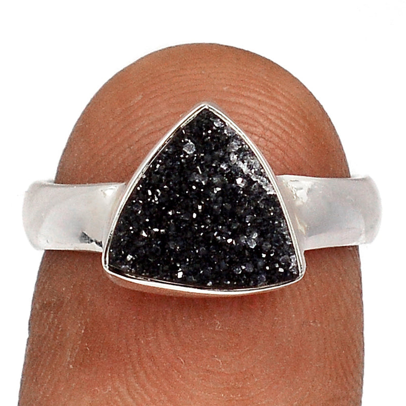 Black Onyx Druzy Ring - BODR531