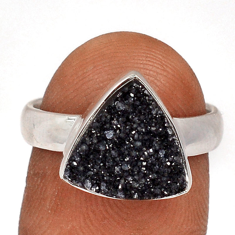 Black Onyx Druzy Ring - BODR534