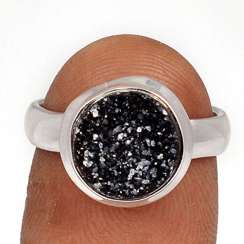 Black Onyx Druzy Ring - BODR535