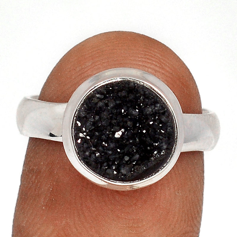 Black Onyx Druzy Ring - BODR540