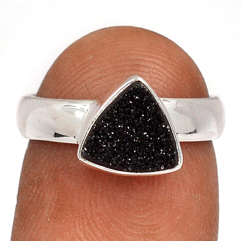 Black Onyx Druzy Ring - BODR558