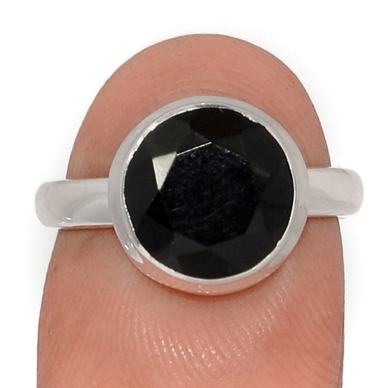 Black Onyx Faceted Ring - BOFR1406