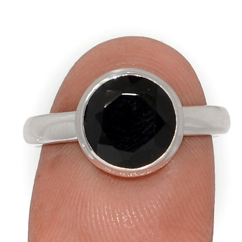 Black Onyx Faceted Ring - BOFR1423