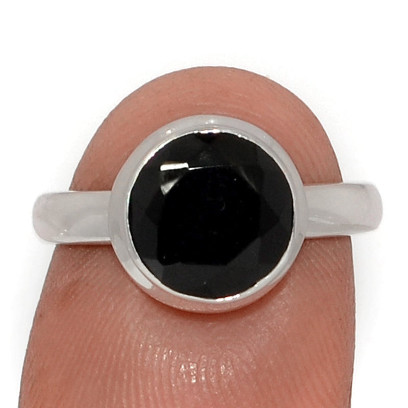 Black Onyx Faceted Ring - BOFR1426