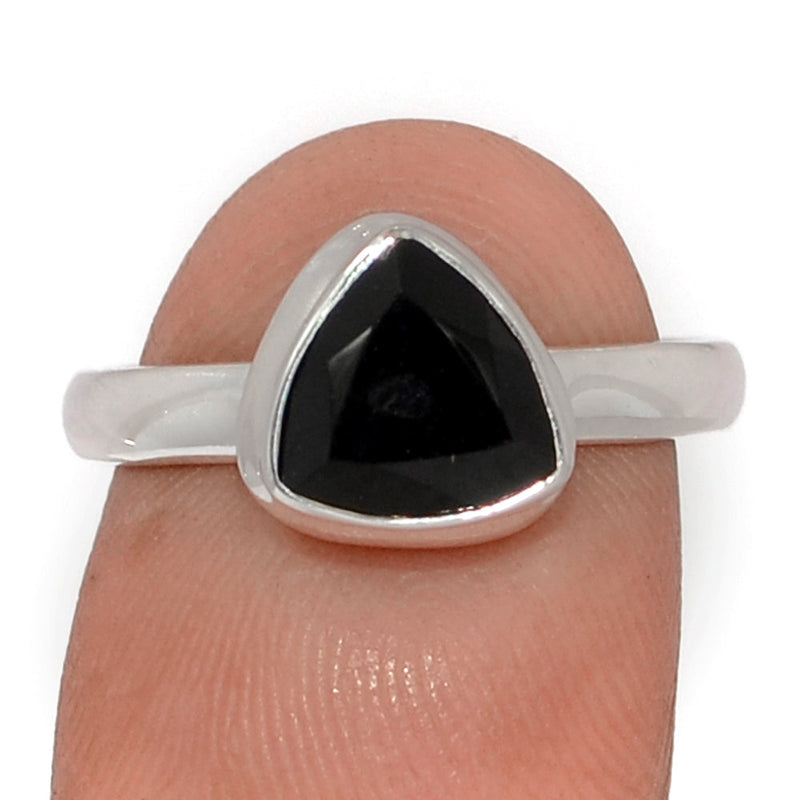 Black Onyx Faceted Ring - BOFR1427