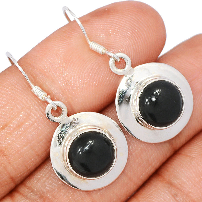 1.2" Diva - Black Onyx Earrings - BOXE1364