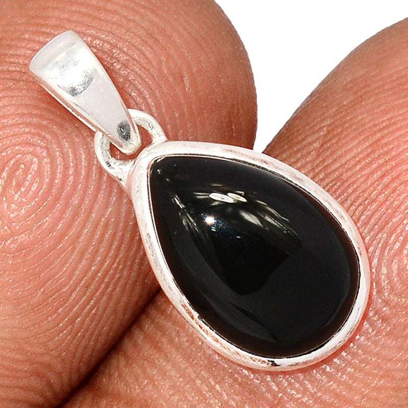 0.7" Black Onyx Pendants - BOXP2393