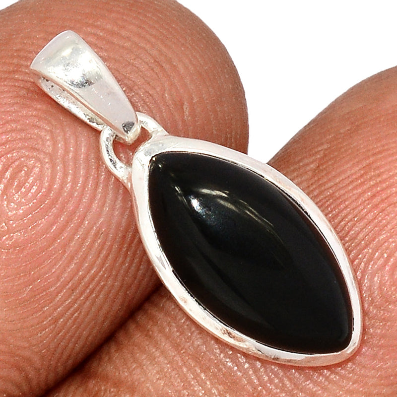 0.8" Black Onyx Pendants - BOXP2403