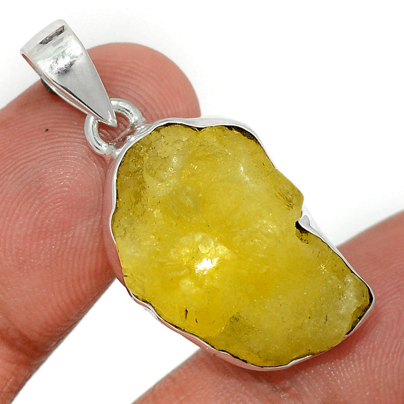 1.3" Brucite Rough Pendants - BRRP326