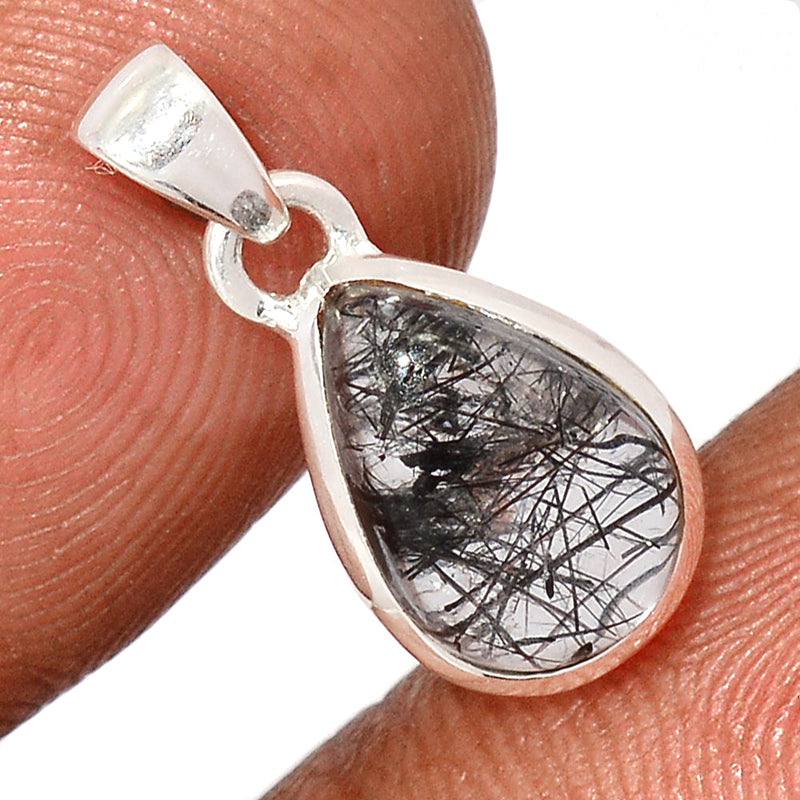 0.7" Black Rutilated Quartz Pendants - BRUP2200