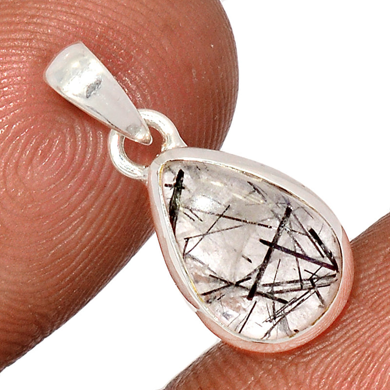 0.7" Black Rutilated Quartz Pendants - BRUP2211