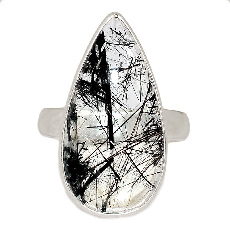 Black Rutilated Quartz Ring - BRUR2895