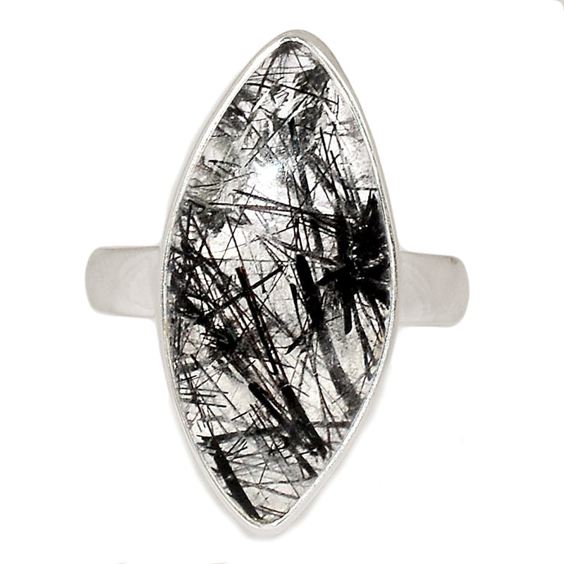 Black Rutilated Quartz Ring - BRUR2896