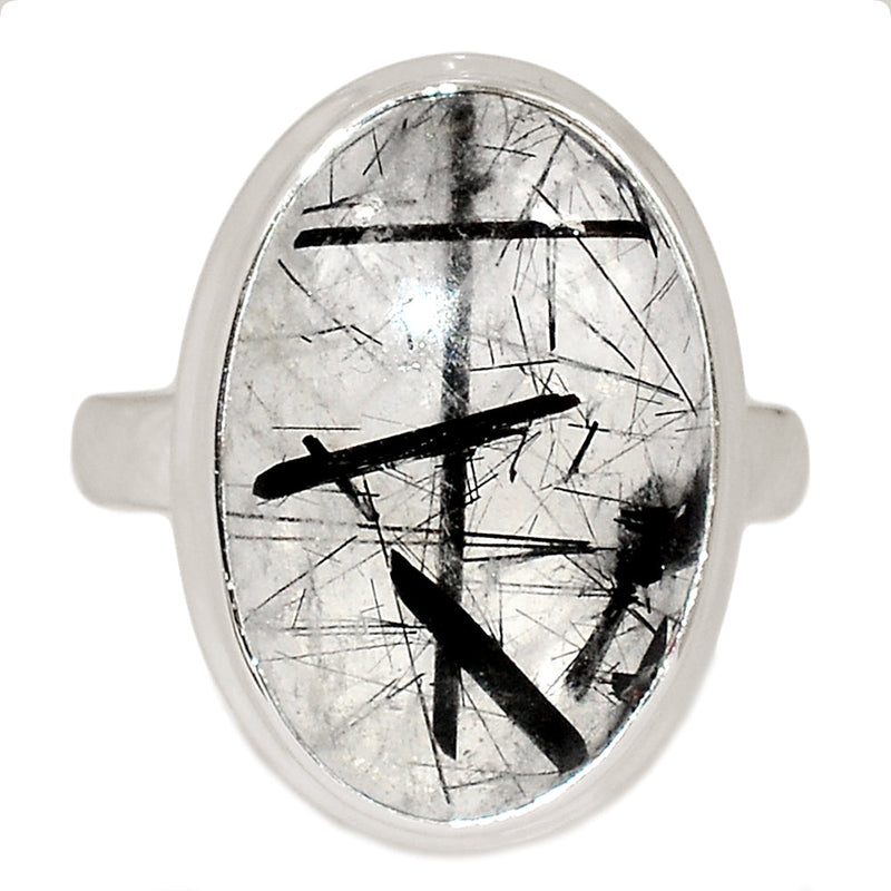 Black Rutilated Quartz Ring - BRUR2897