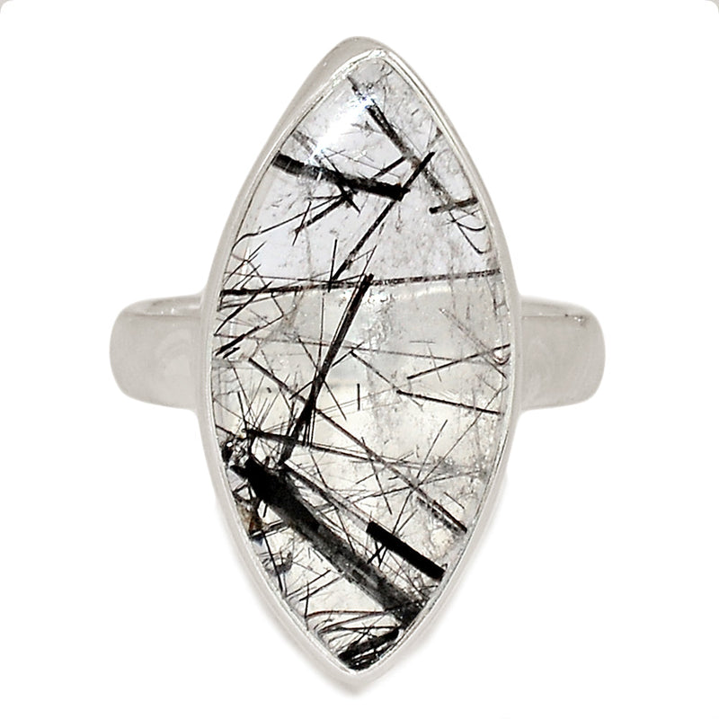 Black Rutilated Quartz Ring - BRUR2898