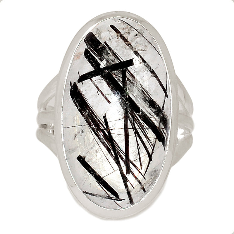 Black Rutilated Quartz Ring - BRUR2907