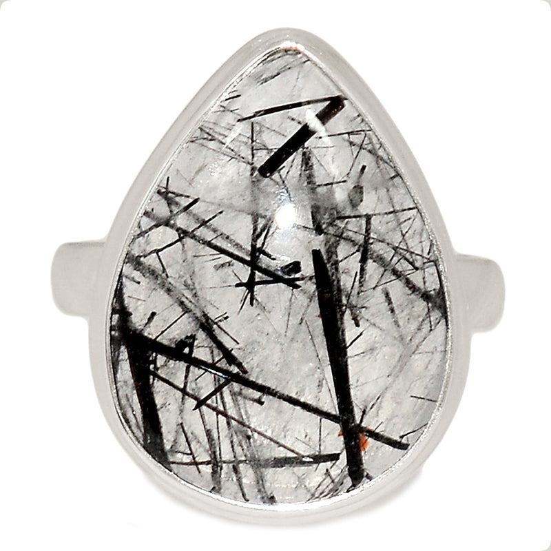 Black Rutilated Quartz Ring - BRUR2908