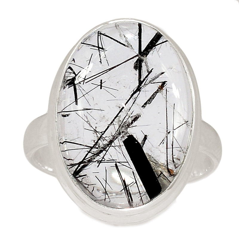 Black Rutilated Quartz Ring - BRUR2909