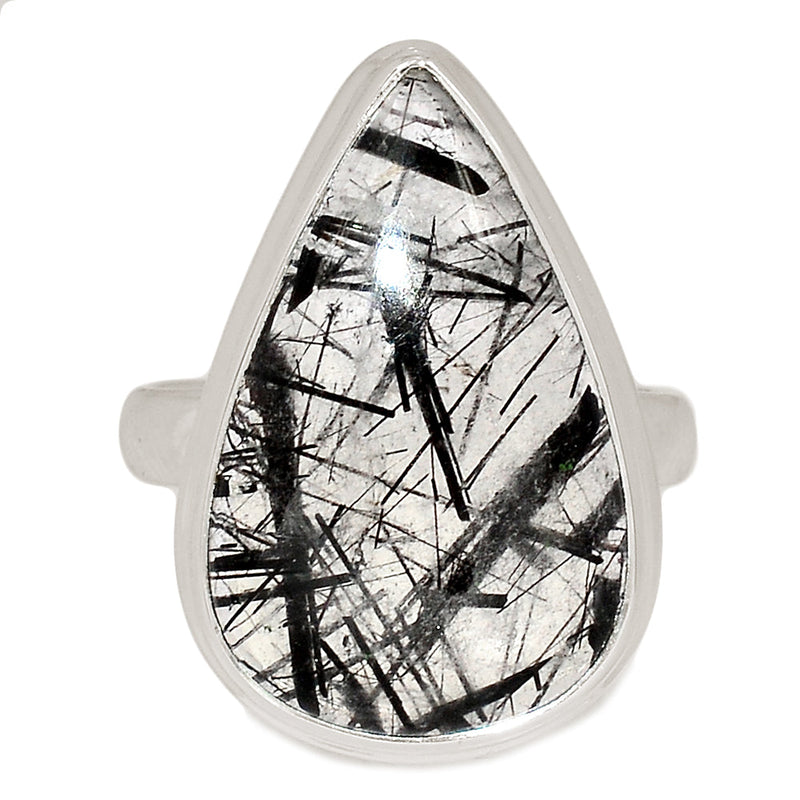 Black Rutilated Quartz Ring - BRUR2916