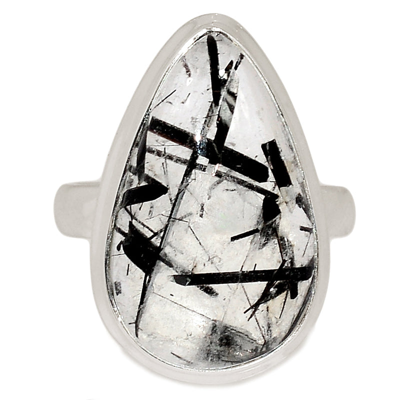 Black Rutilated Quartz Ring - BRUR2921