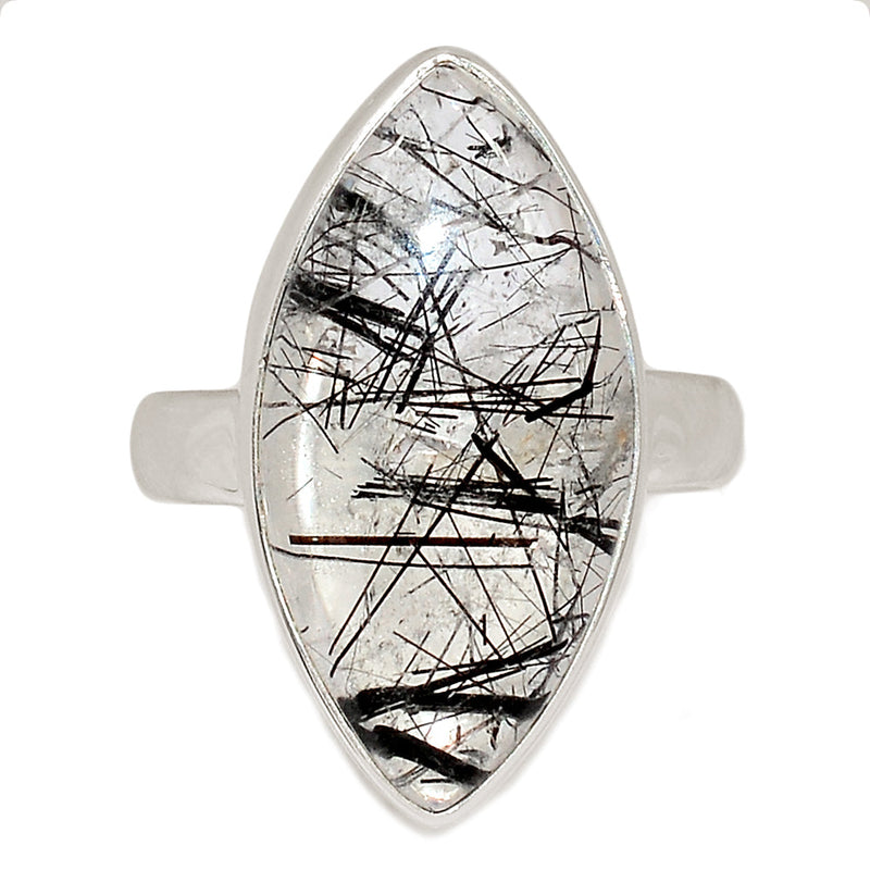 Black Rutilated Quartz Ring - BRUR2922